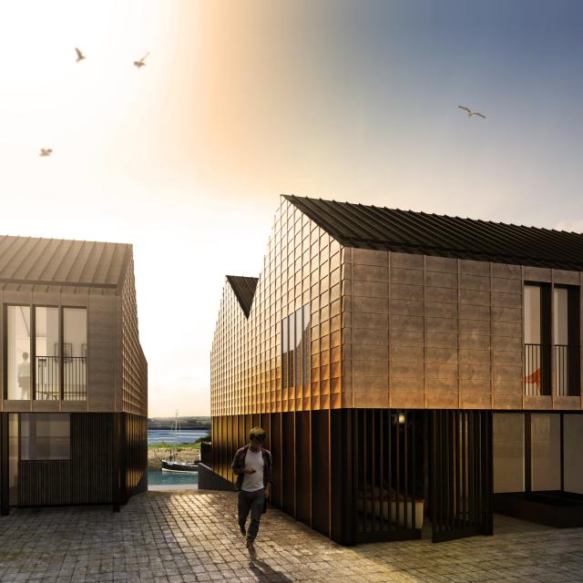 Image from May 2017: Phase 2 of the South Quay development in Hayles by Feilden Clegg Bradley Studios Image from May 2017: Phase 2 of the South Quay development in Hayles by Feilden Clegg Bradley Studios